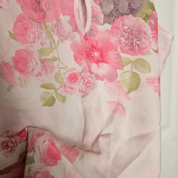 NWOT La Vie En Rose Pink Floral Inner Camisole and Shorts in Floral Size M - Picture 7 of 17